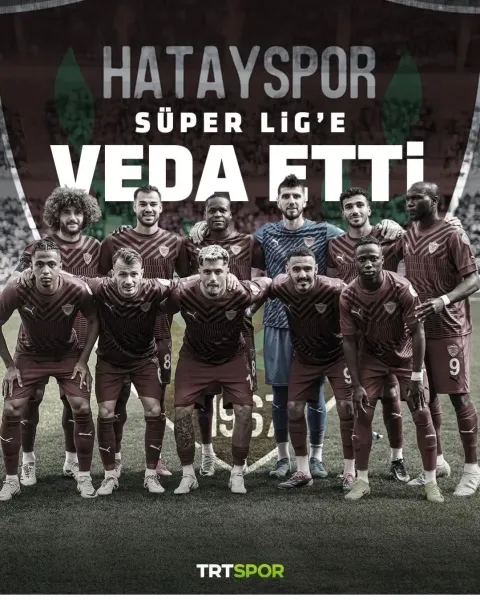 Hatayspor Süper Lig'e Veda! Spikerin Duygusal Anonsu