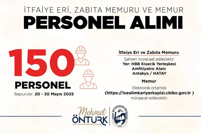 HBB'den Bomba Transfer: 150 Yeni Memur Alımı! Başvurular Başladı!