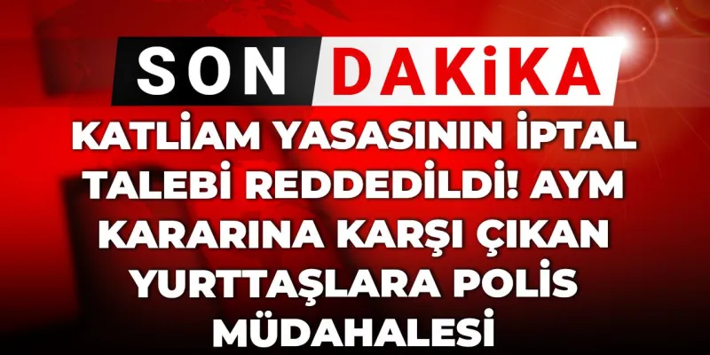 Katliam Yasası AYM'den Döndü! Vatandaşlar İsyan Etti, Polis Vurdu!