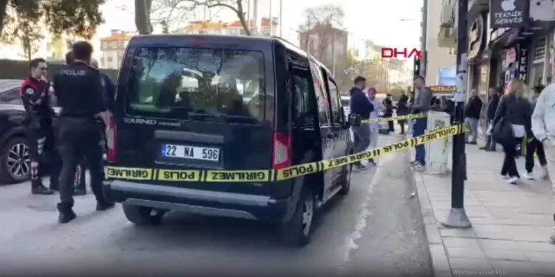 Tekirdağ'da kırmızı ışıkta silahlı saldırı: 1 yaralı