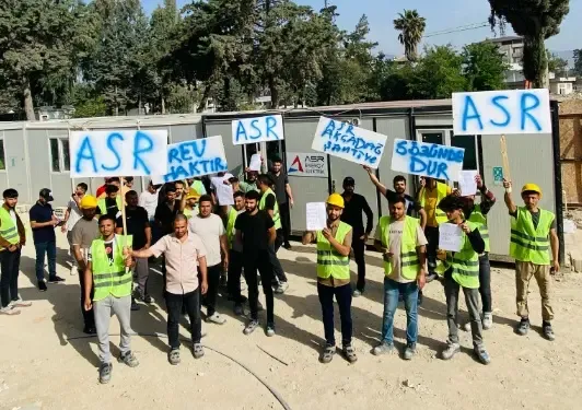 Antakya'da İnşaat İşçileri İsyan Çıkardı: Maaşlar Neden Ödenmiyor?