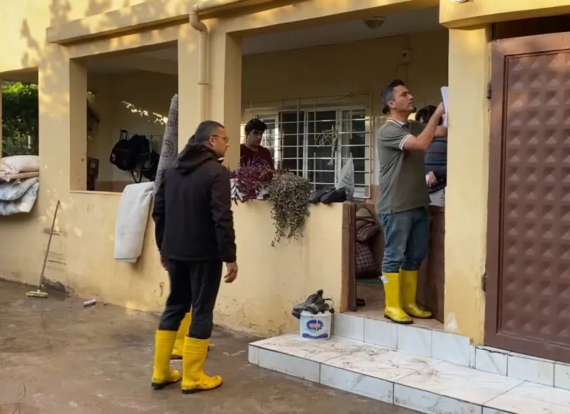 Payas’ta sağanak sonrası hasar tespit çalışmaları başladı