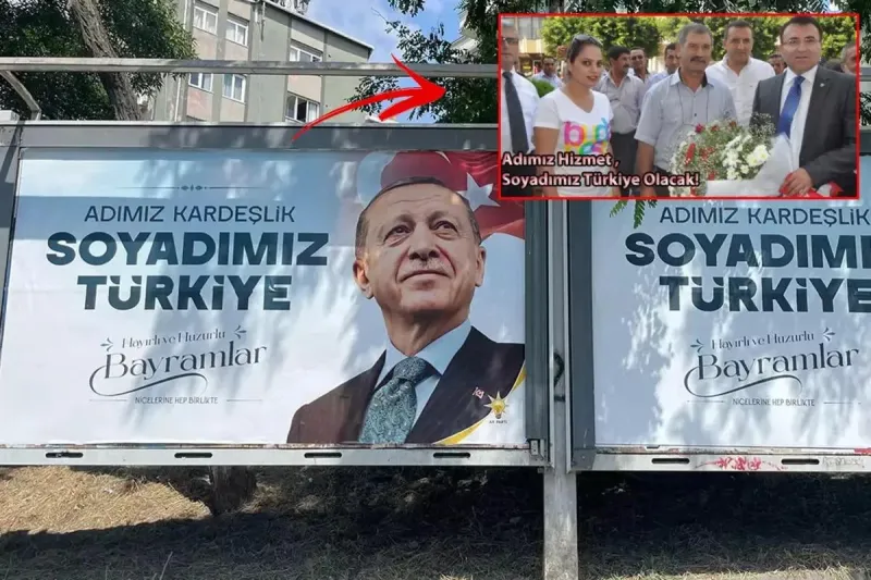 Paylaşılamayan slogan Hatay’daki kaymakama mı ait ?