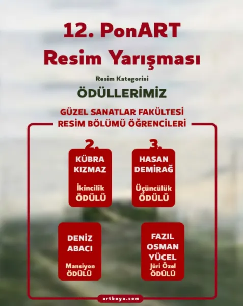 PonART’ta HMKÜ’lü Genç Sanatçılar Dört Ödülle Göz Doldurdu