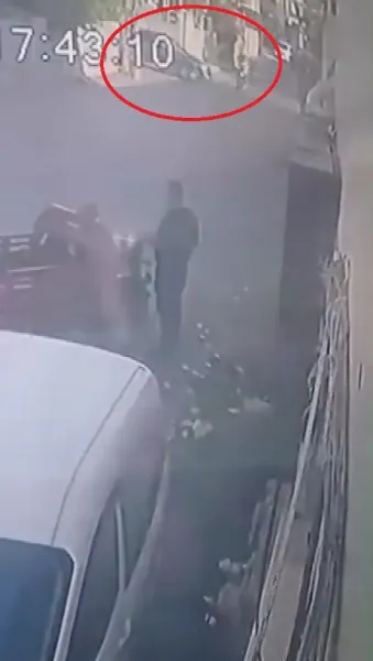 Reyhanlı’da Kaza Anı Güvenlik Kamerasında