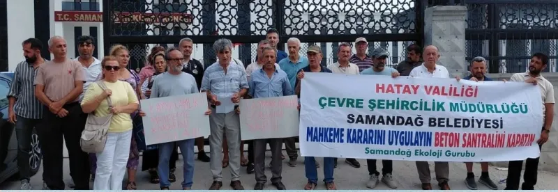 Samandağ'da Zehir Alarmı! Halk Ayaklandı, Beton Santrali Kapatılacak mı?