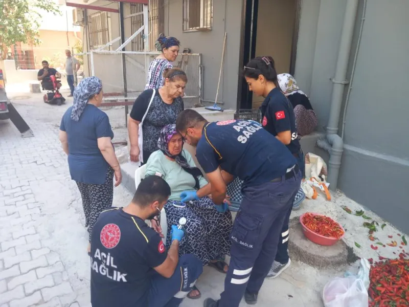 Samandağ'da Asansör Kabusu! 80 Yaşındaki Kadın Mahsur Kaldı