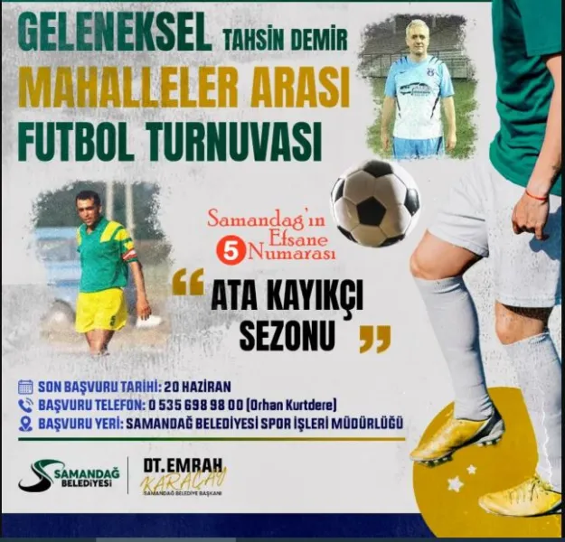 Samandağ’ın Mahalleleri Bu Turnuvada Ter Dökecek