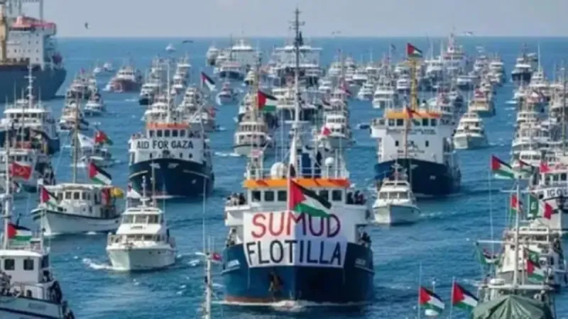 Sumud Filosu tüm engellere rağmen Gazze'ye 6 gün uzaklıkta