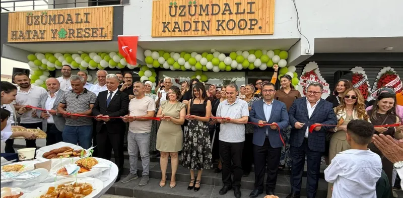 Üzümdalı Kadın Kooperatifi Antakya’da Törenle Açıldı