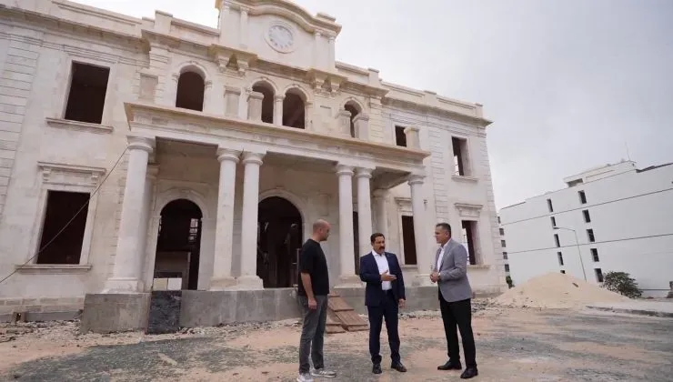 Vali Masatlı, tarihi valilik binasındaki restorasyonu yerinde inceledi