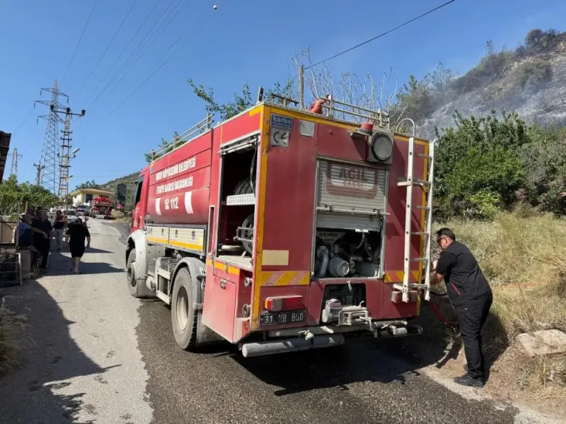 Yangın Korkuttu, Ekipler Harekete Geçti