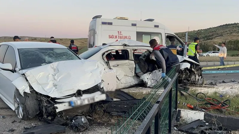 Yozgat'taki feci kaza karı-kocayı hayattan kopardı