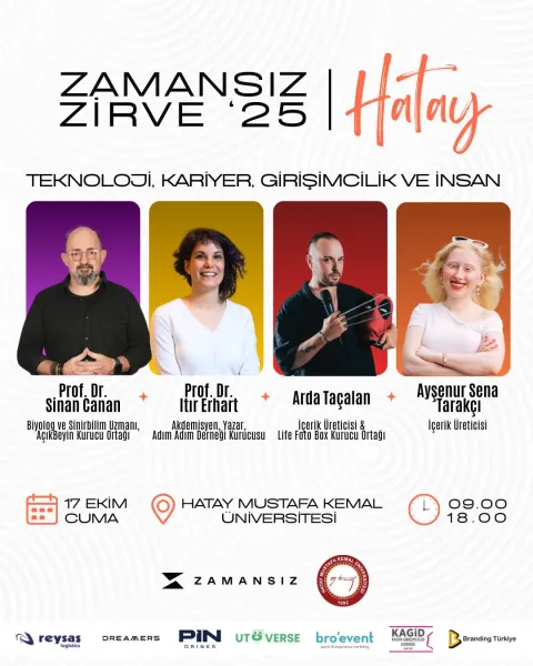 Hatay'da Kariyer Zirvesi: "Zamansız Zirve '25" Kaçırma!